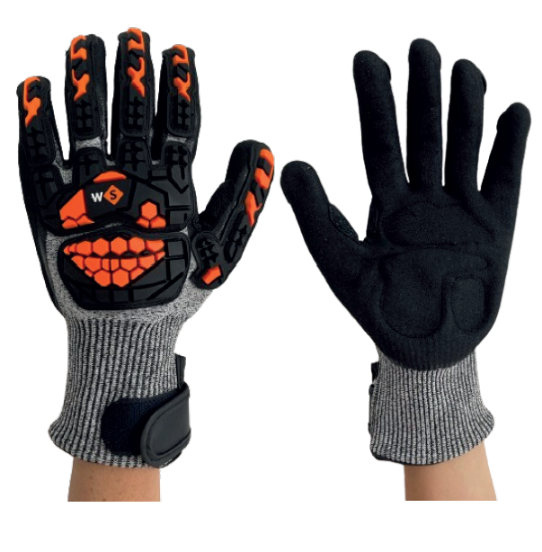 TX5000 Anticorte baño nitrilo espumado con insertos anti-impacto WS