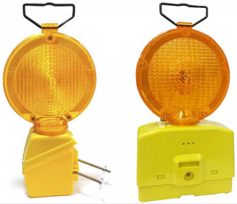 BALIZA LUZ INTERMITENTE ENCENDIDO SOLAR PARA 1 O 2 BATERIAS