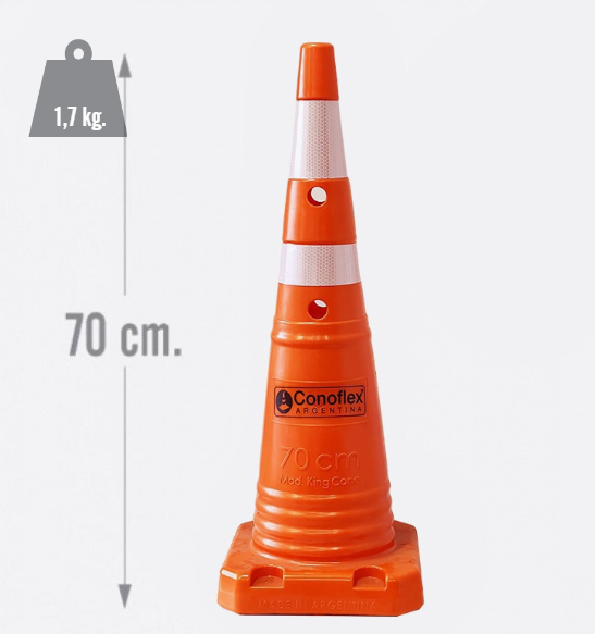 CÓD. 1570L/2R KING CONE LIGHT FLEXIBLE