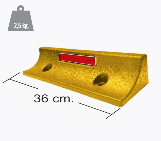 CÓD. MP3041 LE/1R AM TOPE DE ESTACIONAMIENTO REFORZADO