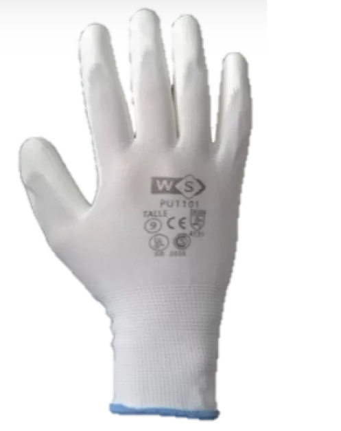 Guante Poliester WS G13 con baño en PU1101
