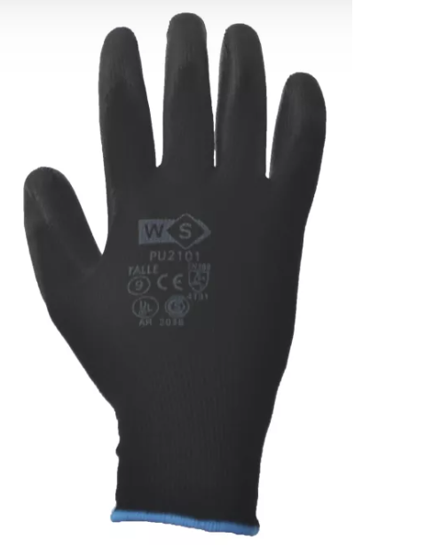 Guante Poliester WS G13 con baño en PU2101